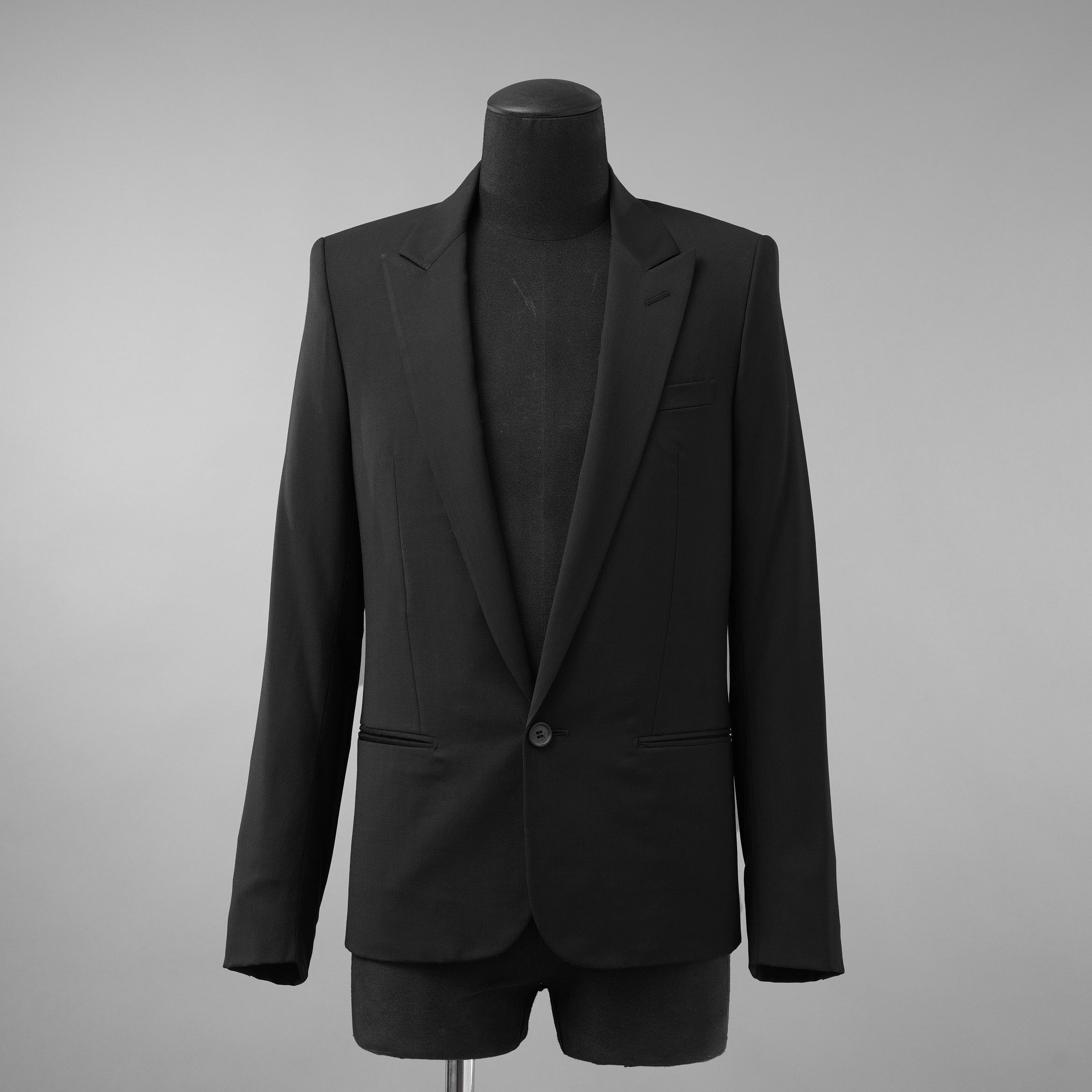 Dior homme ディオールオム / 07AW エディ スリマン期 スモーキング ジャケット / ウール / 7H3120180559 / size 44 （BLACK）
