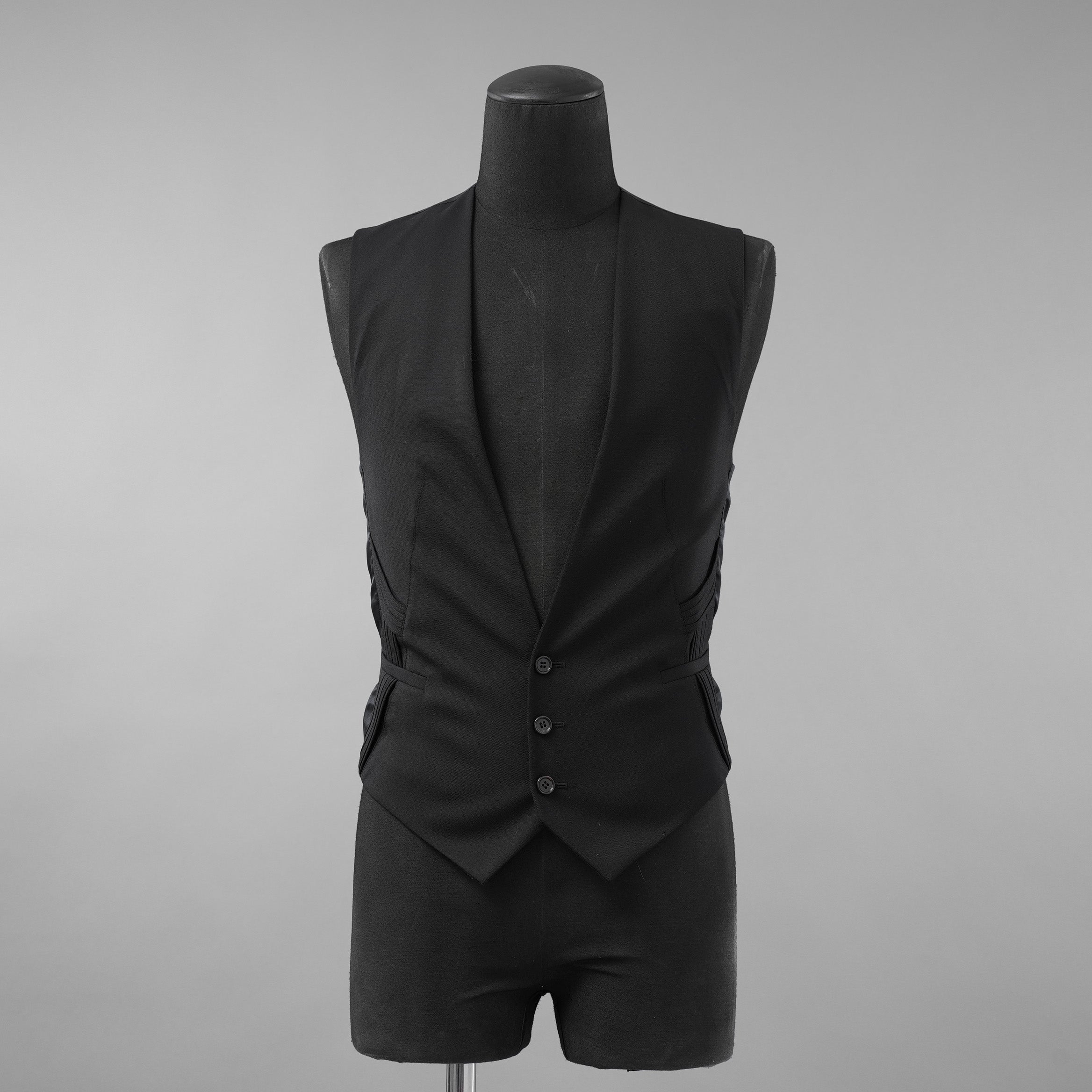 Dior homme ディオールオム / 09AW ベスト ジレ / 9E3160490687 / size 44 (BLACK)