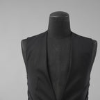 Dior homme ディオールオム / 09AW ベスト ジレ / 9E3160490687 / size 44 (BLACK)