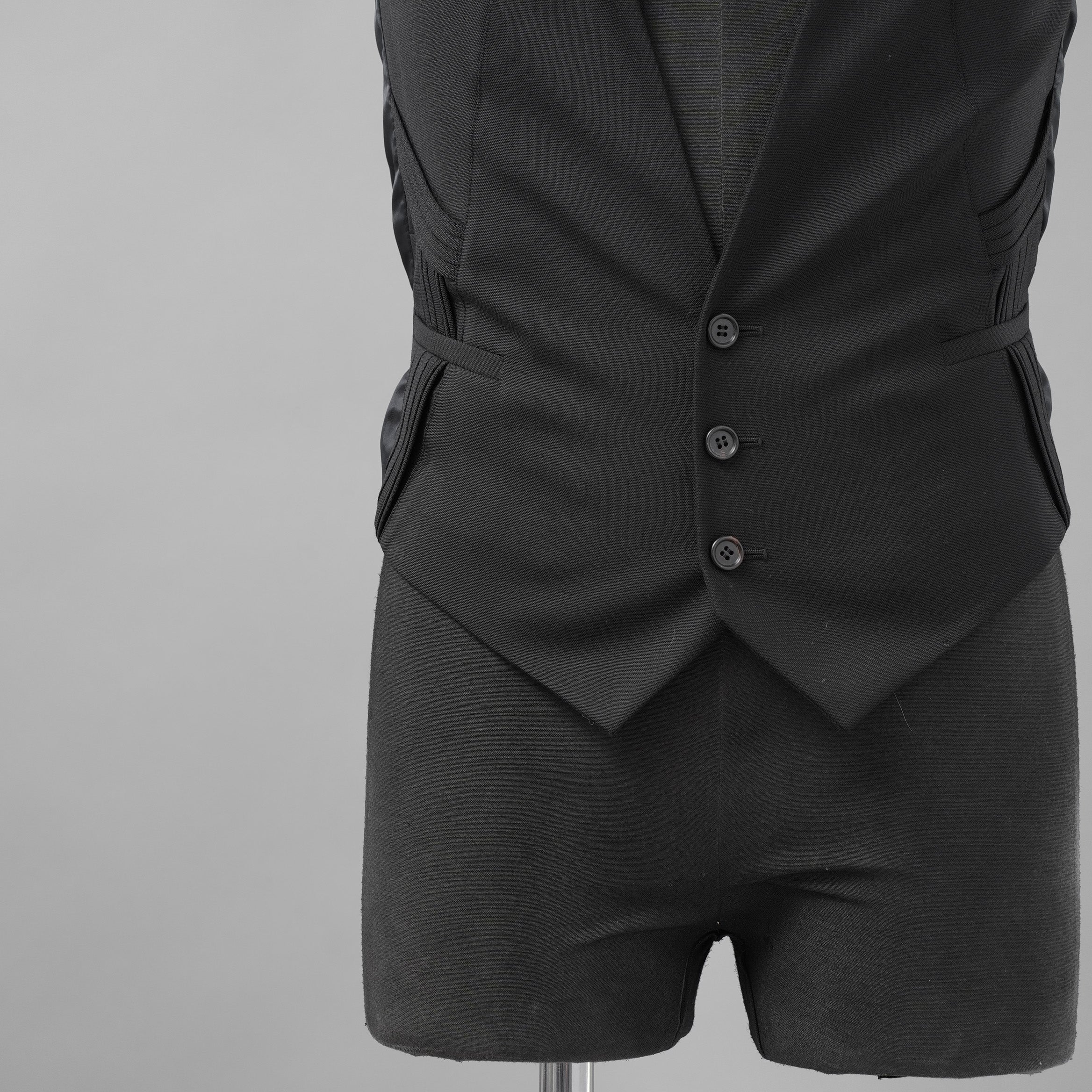 Dior homme ディオールオム / 09AW ベスト ジレ / 9E3160490687 / size 44 (BLACK)