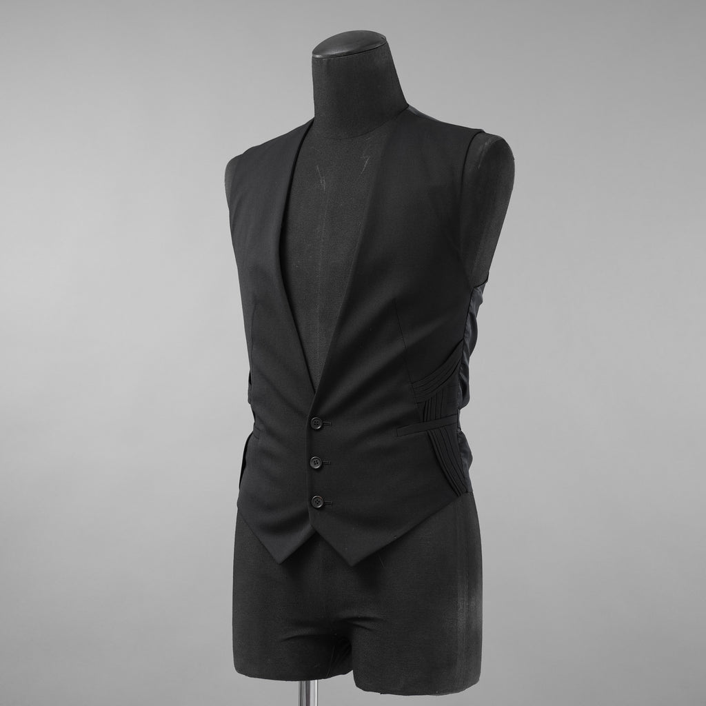 Dior homme ディオールオム / 09AW ベスト ジレ / 9E3160490687 / size 44 (BLACK)