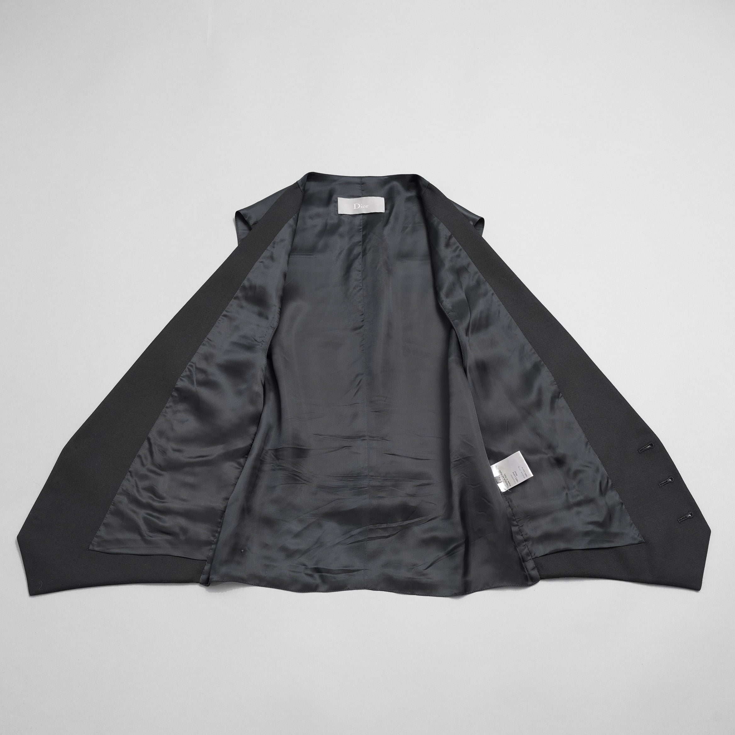 Dior homme ディオールオム / 09AW ベスト ジレ / 9E3160490687 / size 44 (BLACK)