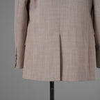 FENDI フェンディ / 美品 23AW ベージュ フランネルブレザー ジャケット パンツ セットアップ / FJ7450 AM3P / FR6511 AM3P / size 40 (BEIGE) レディース 352045-izm