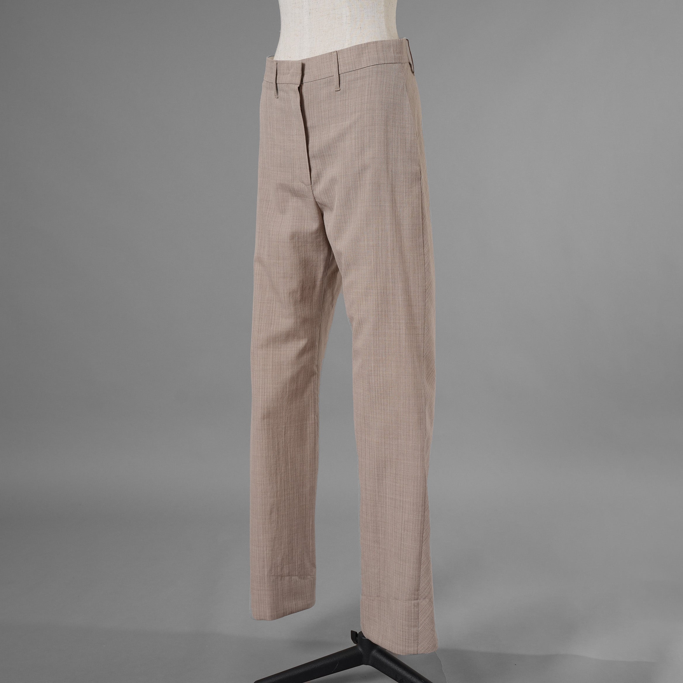 FENDI フェンディ / 美品 23AW ベージュ フランネルブレザー ジャケット パンツ セットアップ / FJ7450 AM3P / FR6511 AM3P / size 40 (BEIGE) レディース 352045-izm