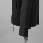 新品 m.a + エムエークロス / 25AW zipped tall collar shirt jacket / ジャケット / H252DZ/P / LWV / size 54 (BLACK)