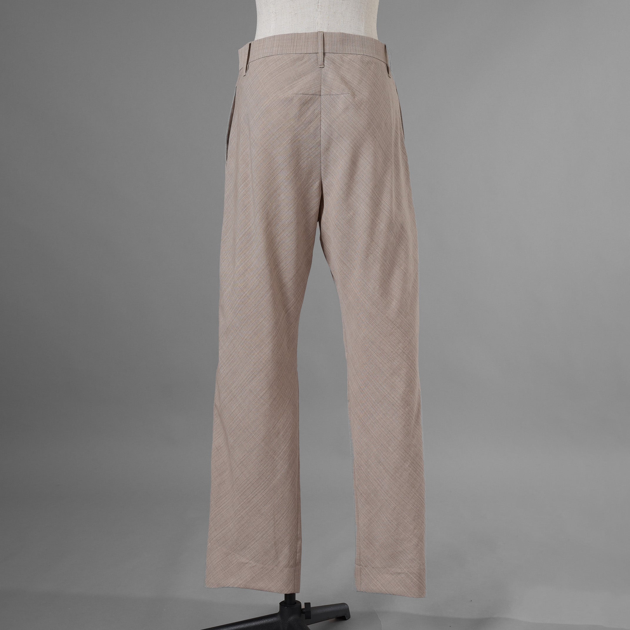 FENDI フェンディ / 美品 23AW ベージュ フランネルブレザー ジャケット パンツ セットアップ / FJ7450 AM3P / FR6511 AM3P / size 40 (BEIGE) レディース 352045-izm