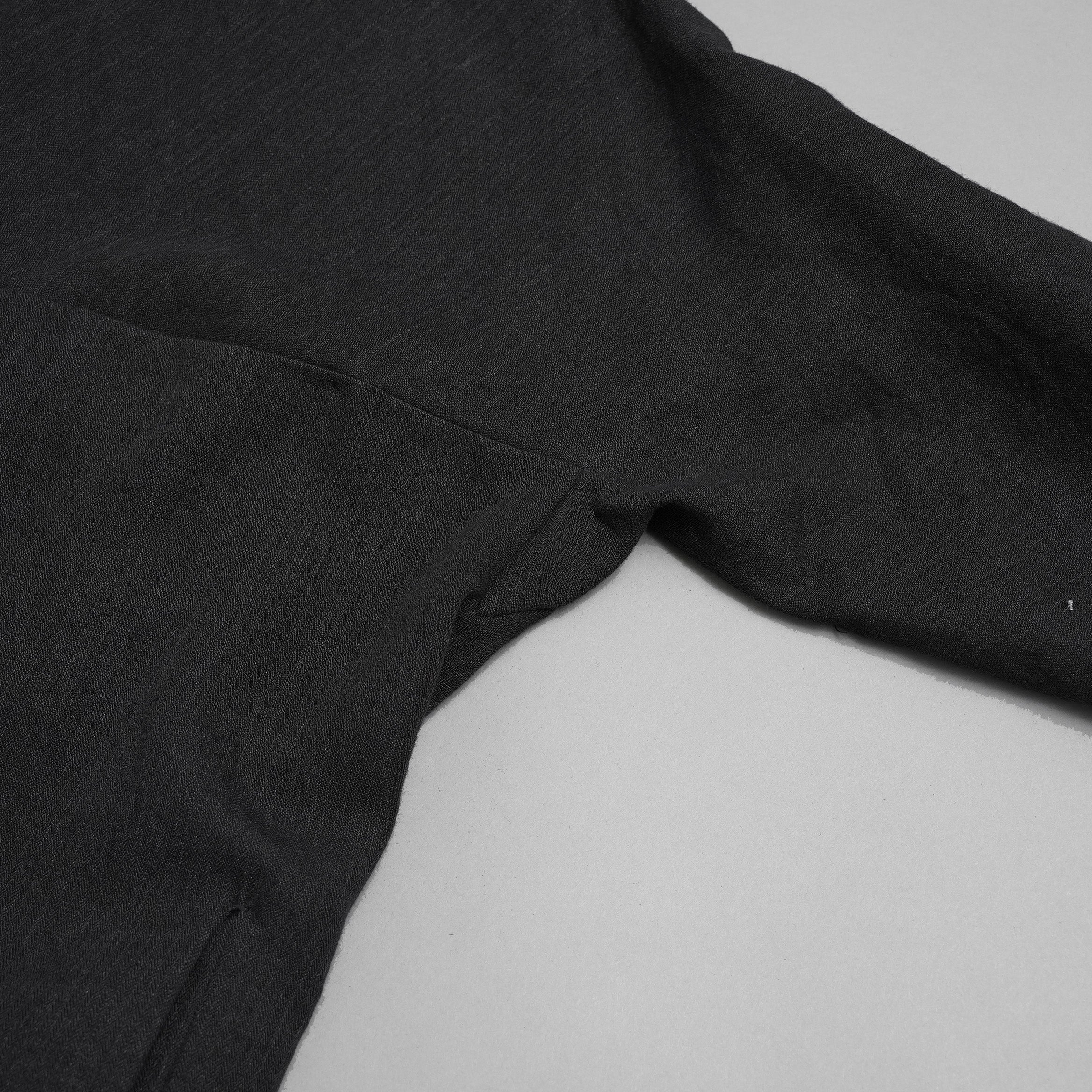 新品 m.a + エムエークロス / 25AW zipped tall collar shirt jacket / ジャケット / H252DZ/P / LWV / size 54 (BLACK)