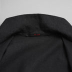 新品 m.a + エムエークロス / 25AW zipped tall collar shirt jacket / ジャケット / H252DZ/P / LWV / size 54 (BLACK)