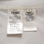 FENDI フェンディ / 美品 23AW ベージュ フランネルブレザー ジャケット パンツ セットアップ / FJ7450 AM3P / FR6511 AM3P / size 40 (BEIGE) レディース 352045-izm