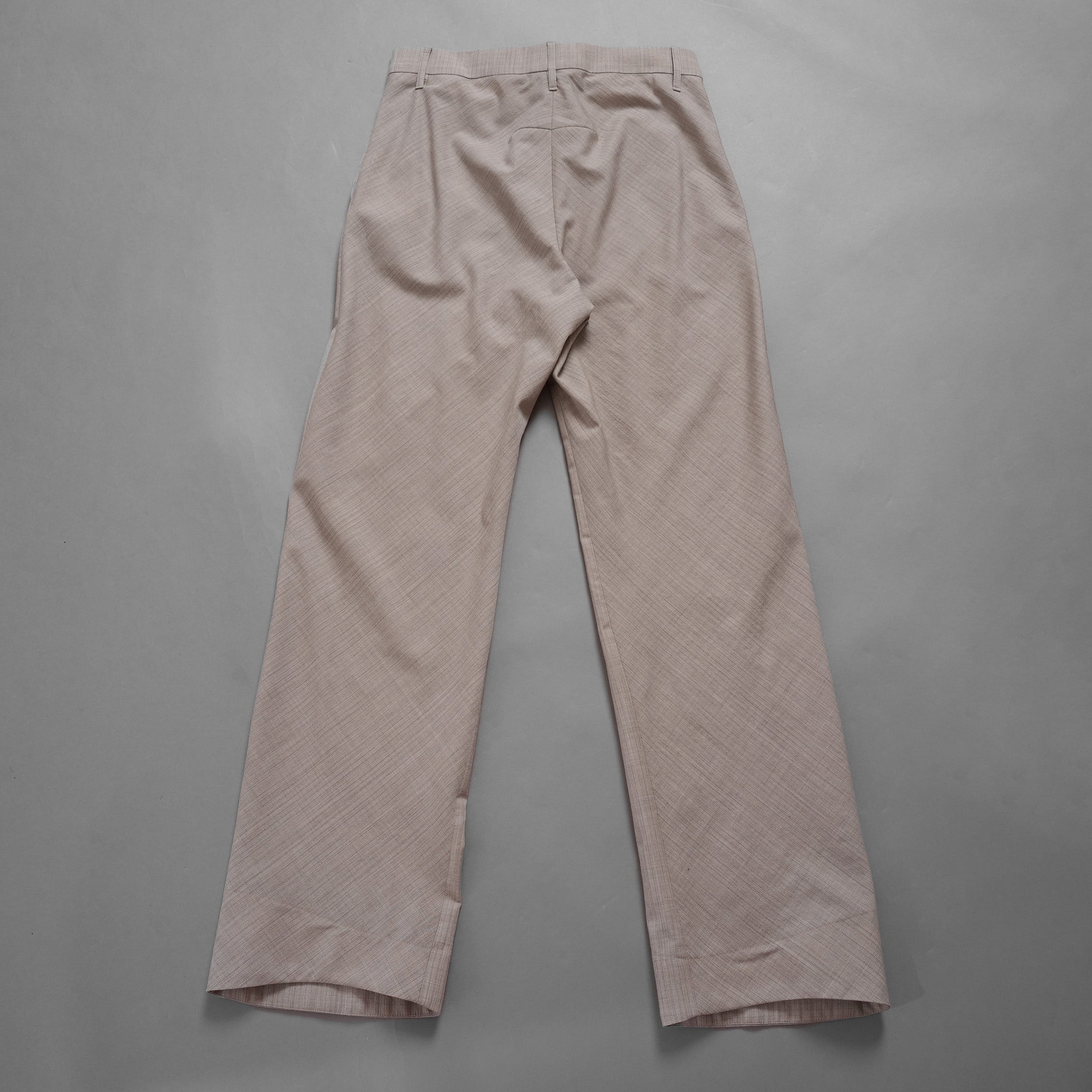 FENDI フェンディ / 美品 23AW ベージュ フランネルブレザー ジャケット パンツ セットアップ / FJ7450 AM3P / FR6511 AM3P / size 40 (BEIGE) レディース 352045-izm