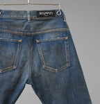 BALMAIN HOMME バルマン / 加工 バナナデニム パンツ / T598 C311 / size 29 (INDIGO)
