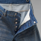 BALMAIN HOMME バルマン / 加工 バナナデニム パンツ / T598 C311 / size 29 (INDIGO)