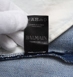 BALMAIN HOMME バルマン / 加工 バナナデニム パンツ / T598 C311 / size 29 (INDIGO)