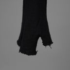 Leon Emanuel Blanck レオンエマニュエルブランク / 20AW Distortion Fitted Long Sleeve / Cotton Cashmere Knit / コットンカシミア 長袖 ニット / DIS-LT-03 / size 48 (BLACK) 352052-uen