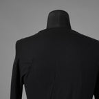 Leon Emanuel Blanck レオンエマニュエルブランク / 20AW Distortion Fitted Long Sleeve / Cotton Cashmere Knit / コットンカシミア 長袖 ニット / DIS-LT-03 / size 48 (BLACK) 352052-uen