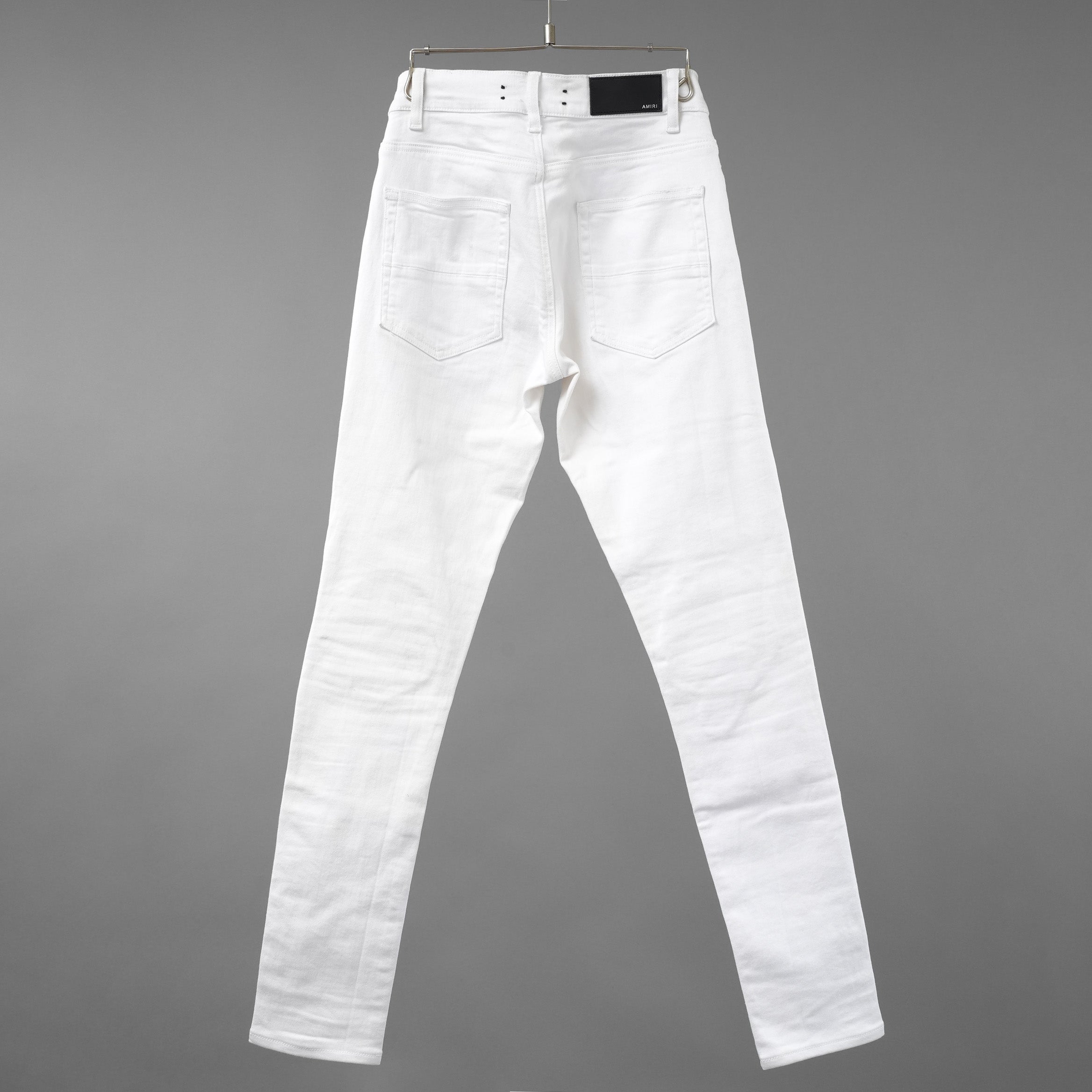 AMIRI アミリ / MX1 クラッシュ加工 スキニー パンツ / size 28 (WHITE