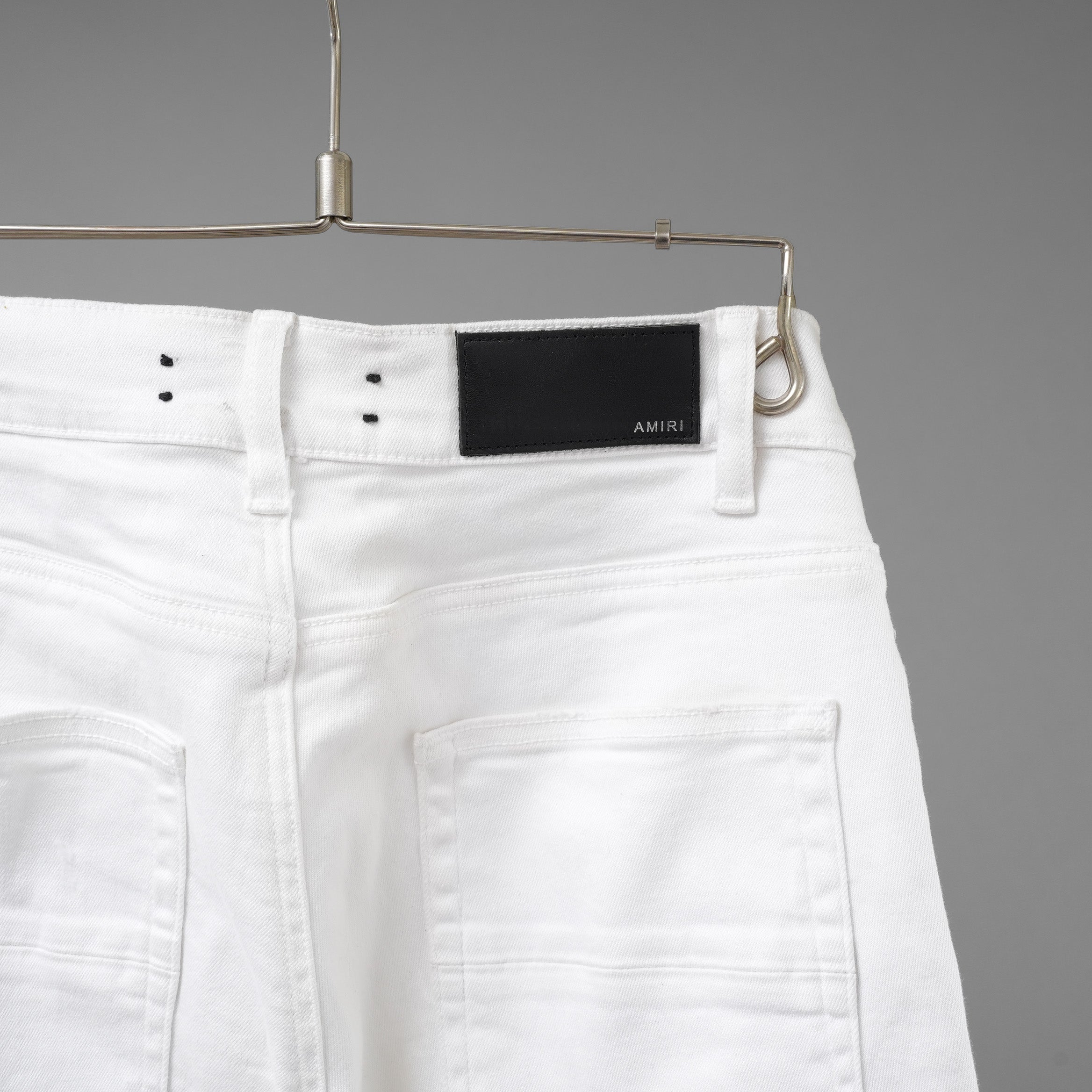 AMIRI アミリ / MX1 クラッシュ加工 スキニー パンツ / size 28 (WHITE