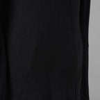 Leon Emanuel Blanck レオンエマニュエルブランク / 20AW Distortion Fitted Long Sleeve / Cotton Cashmere Knit / コットンカシミア 長袖 ニット / DIS-LT-03 / size 48 (BLACK) 352052-uen