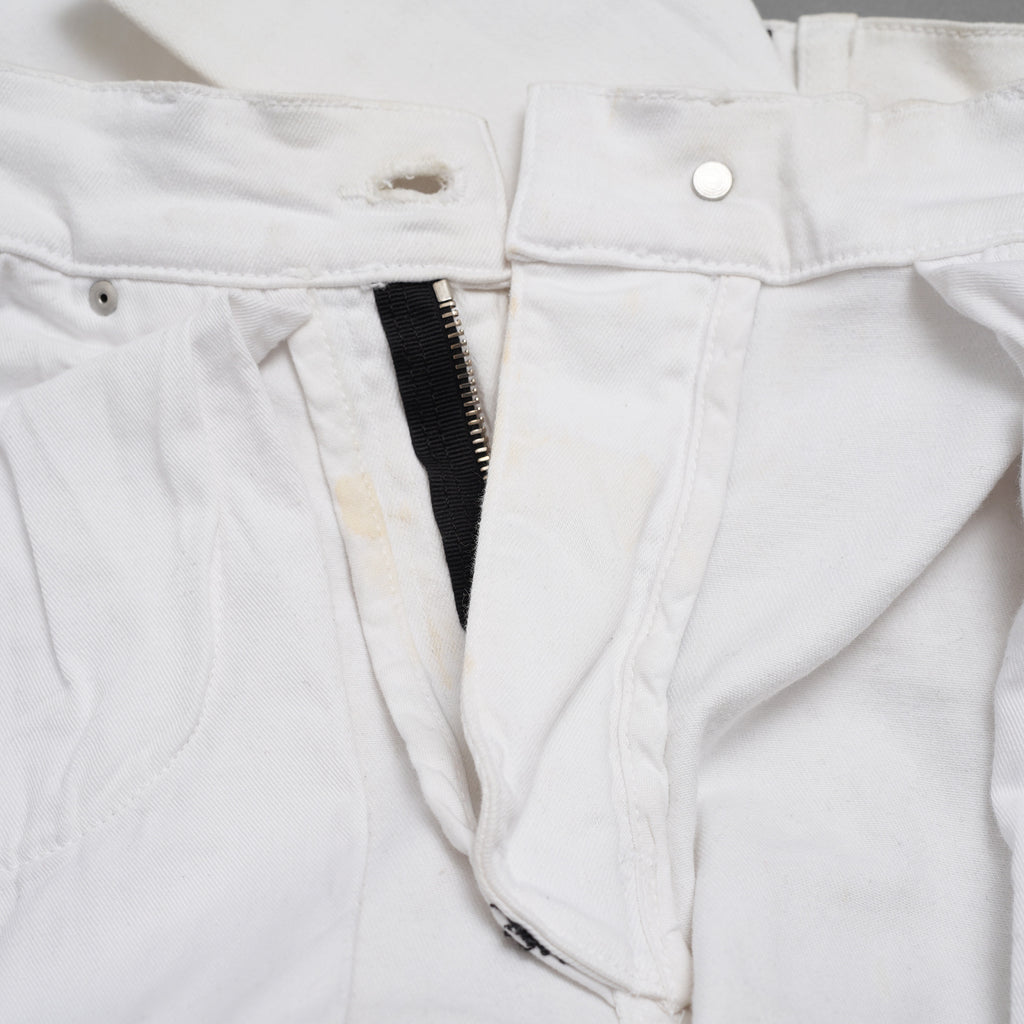 AMIRI アミリ / MX1 クラッシュ加工 スキニー パンツ / size 28 (WHITE)