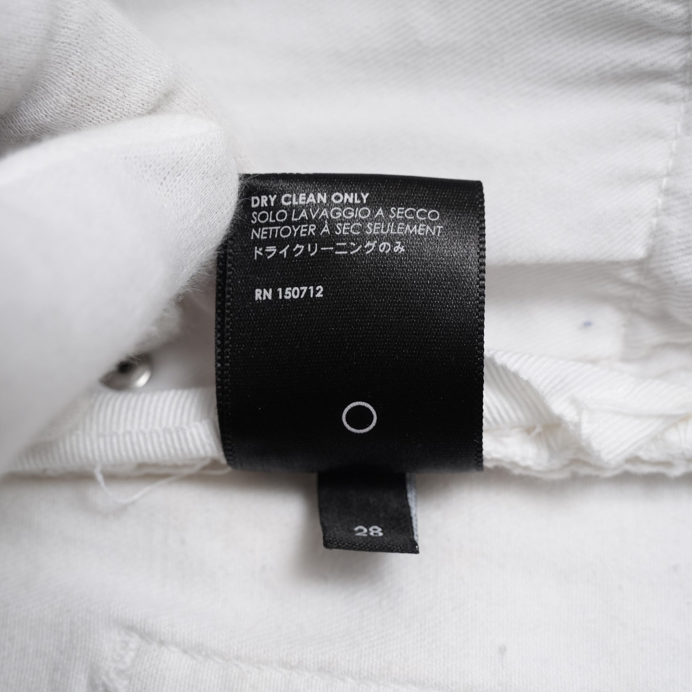 AMIRI アミリ / MX1 クラッシュ加工 スキニー パンツ / size 28 (WHITE)