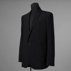 新品 kiryuyrik キリュウキリュウ / 24SS レオンジャケット アウター / KR-HJ02-600 / size M (BLACK) 123011-alm