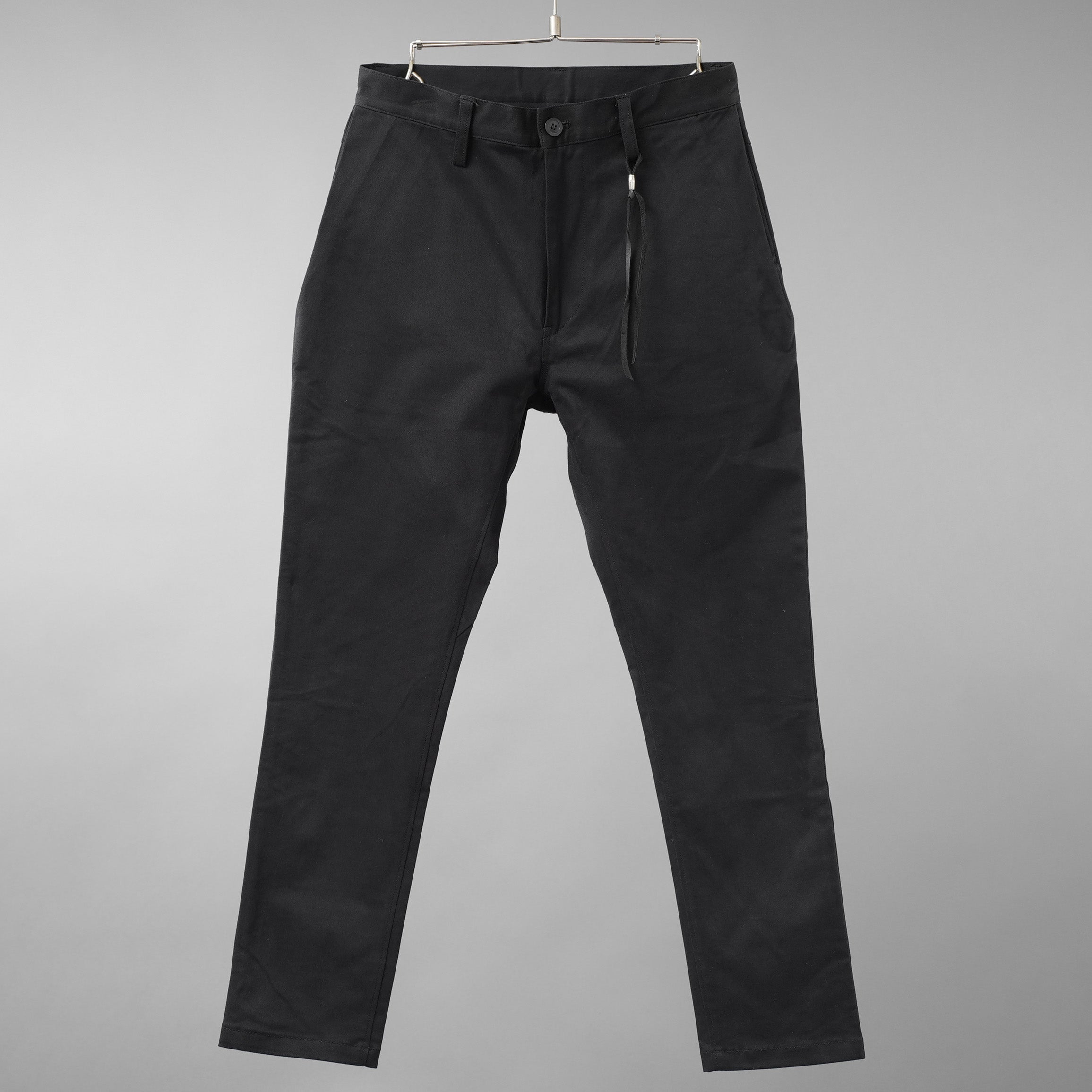 STRUM ストラム / 美品 18AW ストレッチ テーパード チノパンツ / STC088-02 / size S (BLACK)