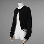 FENDI フェンディ / 美品 レーヨン ニット カーディガン / FZC990 ARVB / size 40 (BLACK） レディース 352049-izm