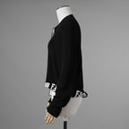 FENDI フェンディ / 美品 レーヨン ニット カーディガン / FZC990 ARVB / size 40 (BLACK） レディース 352049-izm