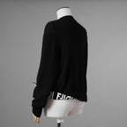 FENDI フェンディ / 美品 レーヨン ニット カーディガン / FZC990 ARVB / size 40 (BLACK） レディース 352049-izm