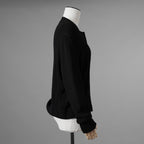 FENDI フェンディ / 美品 レーヨン ニット カーディガン / FZC990 ARVB / size 40 (BLACK） レディース 352049-izm