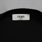 FENDI フェンディ / 美品 レーヨン ニット カーディガン / FZC990 ARVB / size 40 (BLACK） レディース 352049-izm