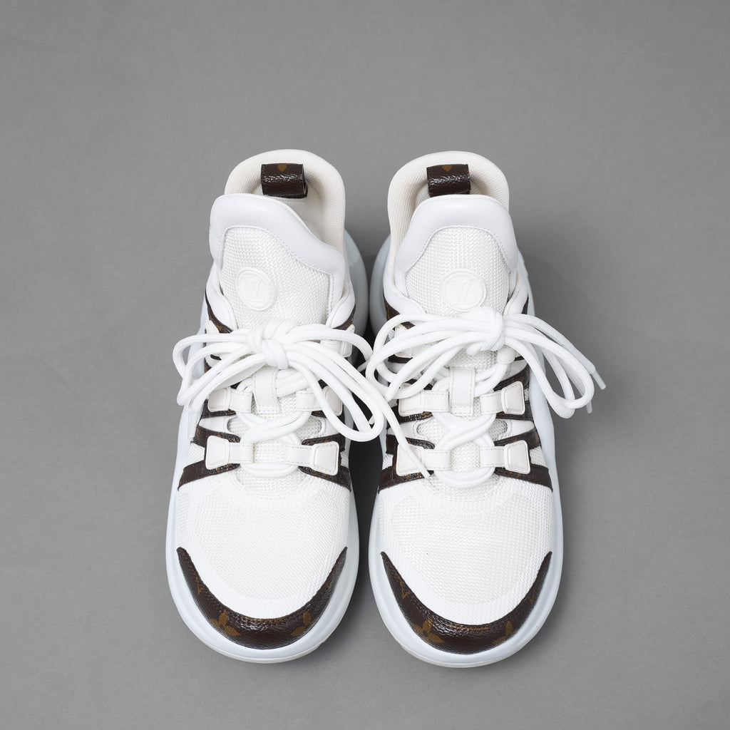 LOUIS VUITTON ルイ ヴィトン / LVアークライト・ライン スニーカー / CL 0291 / size 36 (WHITE) レディース シューズ