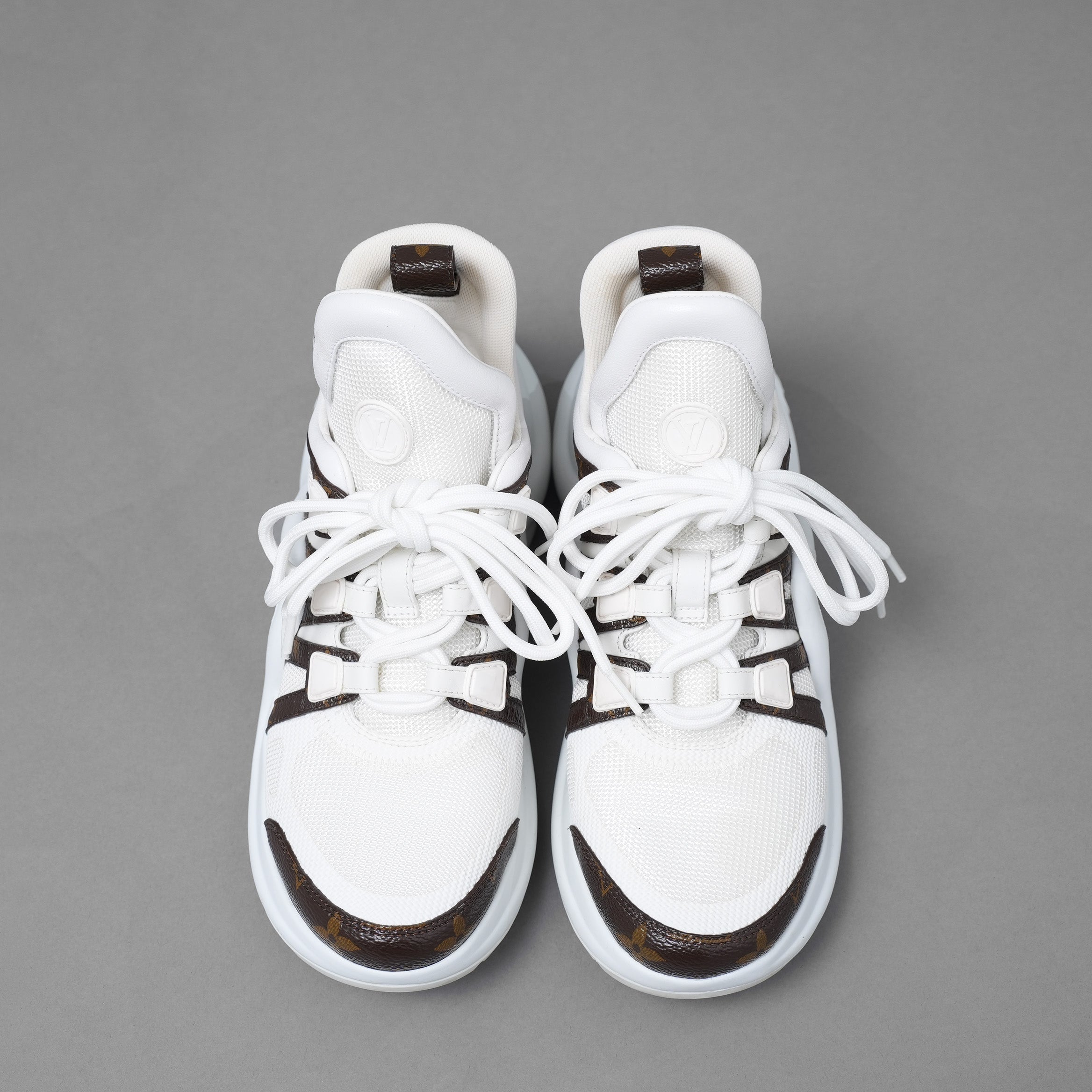 LOUIS VUITTON ルイ ヴィトン / LVアークライト・ライン スニーカー / CL 0291 / size 36 (WHITE) レディース シューズ