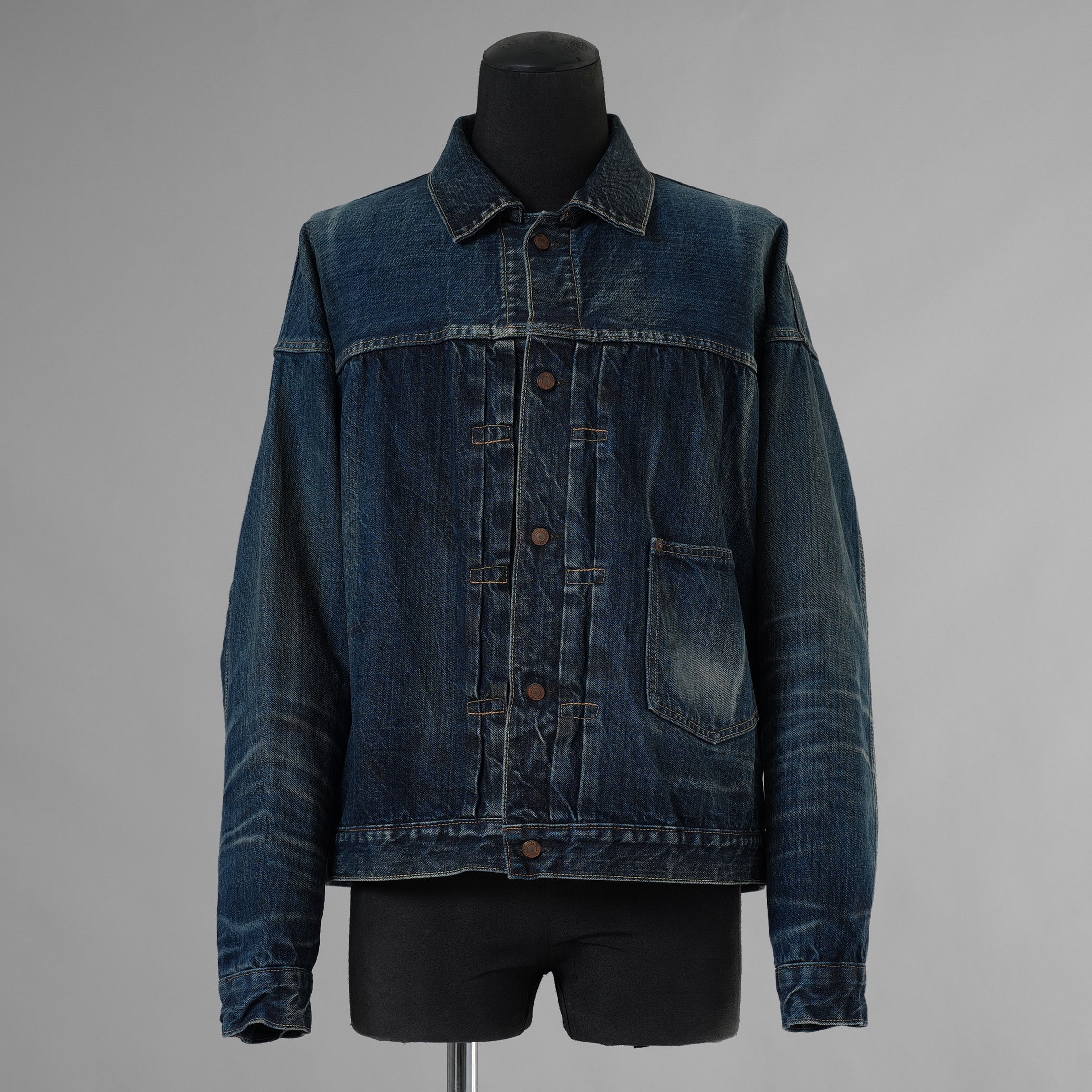 ©SAINT Mxxxxxx BerBerJin セントマイケル ベルベルジン / 美品 24SS ベルベルジン コラボ デニムジャケット FIRST DENIM JACKET アウター / SM-YS8-0000-C72 / size L (INDIGO) 352057-in-ue