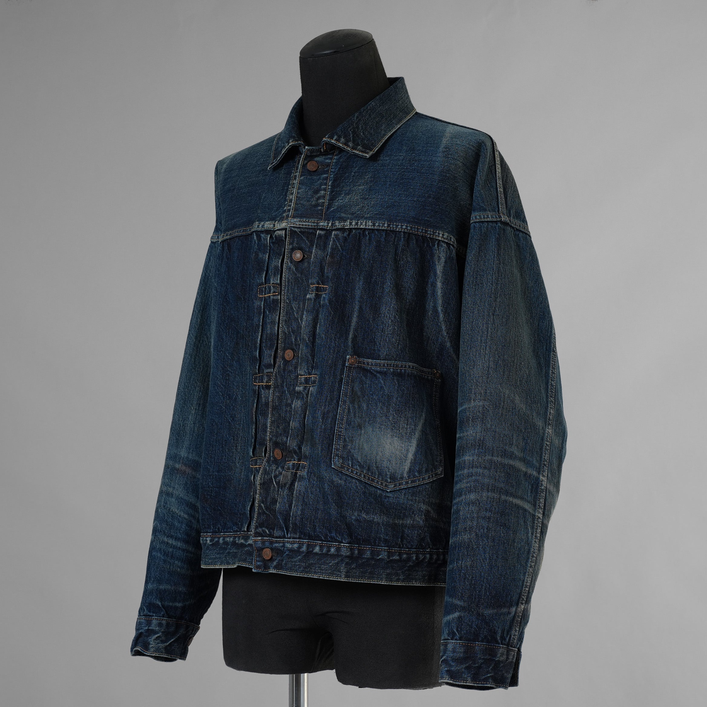 ©SAINT Mxxxxxx BerBerJin セントマイケル ベルベルジン / 美品 24SS ベルベルジン コラボ デニムジャケット FIRST DENIM JACKET アウター / SM-YS8-0000-C72 / size L (INDIGO) 352057-in-ue