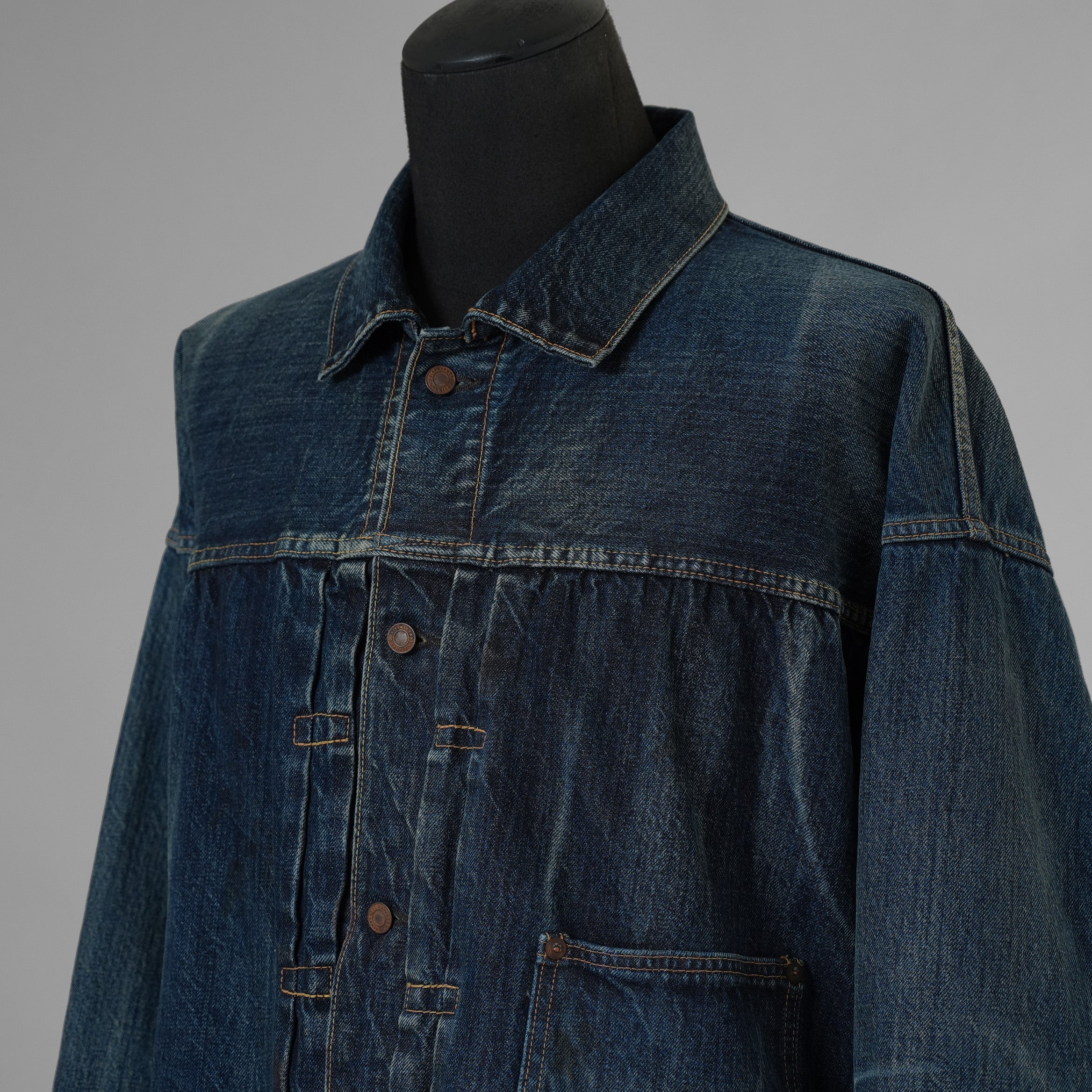 ©SAINT Mxxxxxx BerBerJin セントマイケル ベルベルジン / 美品 24SS ベルベルジン コラボ デニムジャケット FIRST DENIM JACKET アウター / SM-YS8-0000-C72 / size L (INDIGO) 352057-in-ue