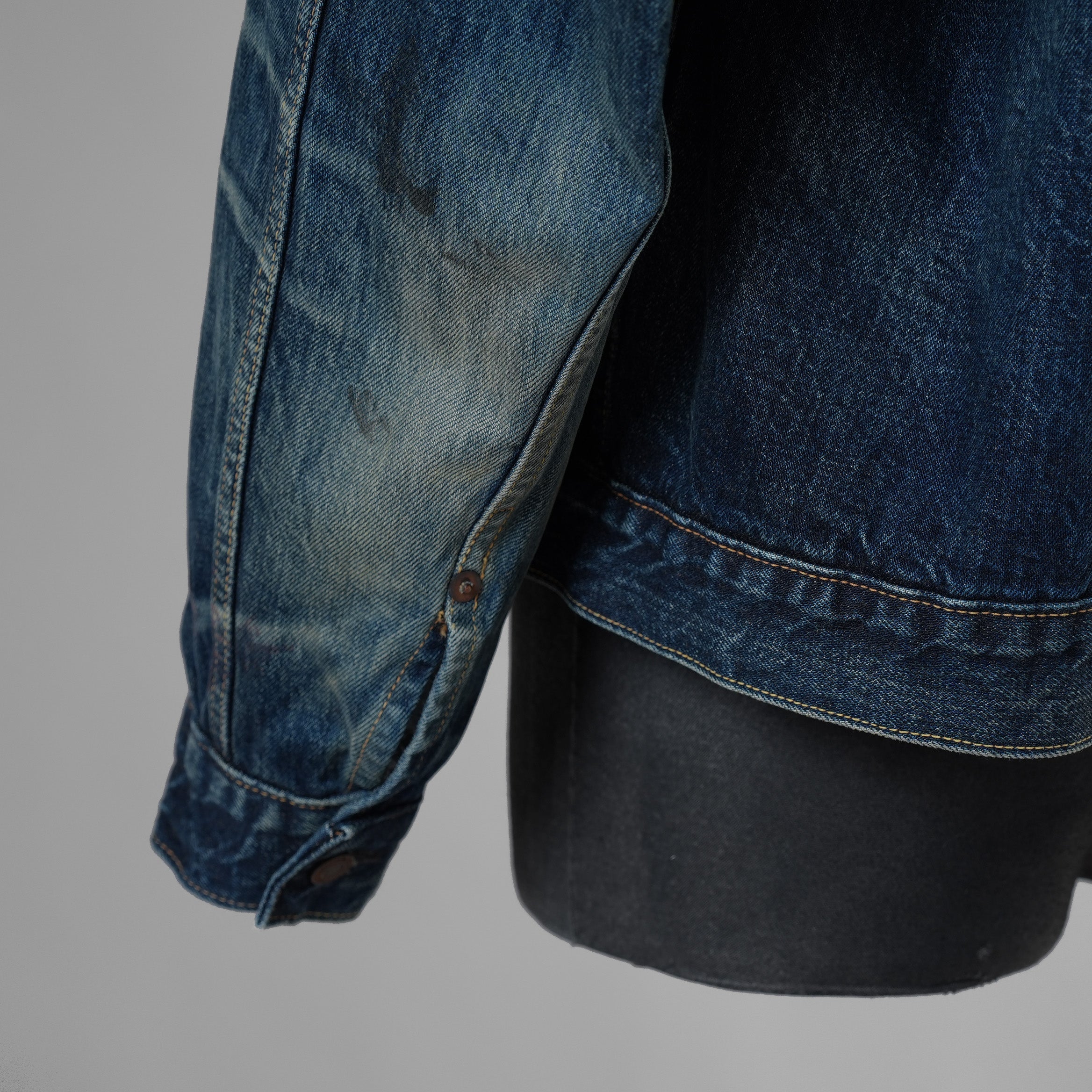 ©SAINT Mxxxxxx BerBerJin セントマイケル ベルベルジン / 美品 24SS ベルベルジン コラボ デニムジャケット FIRST DENIM JACKET アウター / SM-YS8-0000-C72 / size L (INDIGO) 352057-in-ue