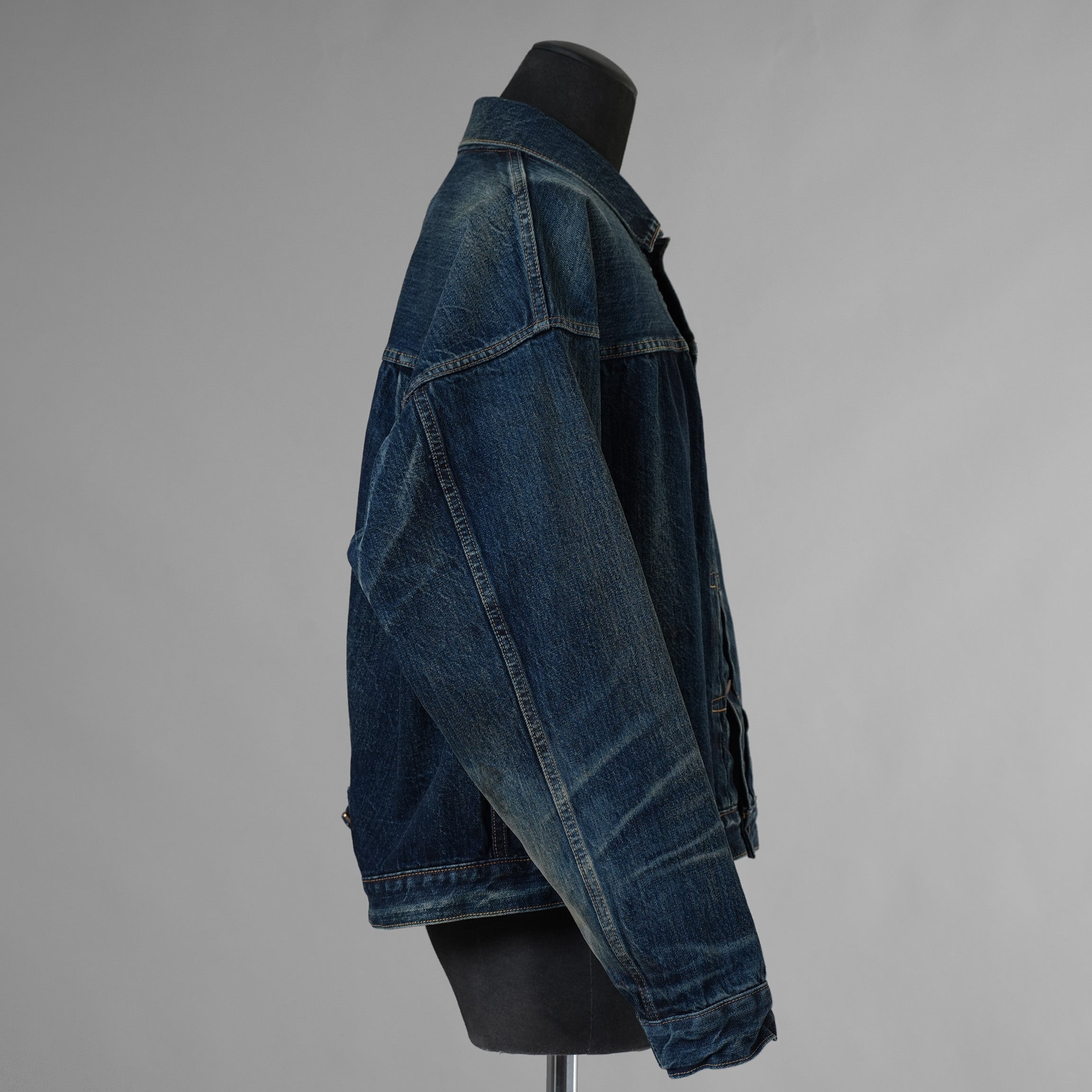 ©SAINT Mxxxxxx BerBerJin セントマイケル ベルベルジン / 美品 24SS ベルベルジン コラボ デニムジャケット FIRST DENIM JACKET アウター / SM-YS8-0000-C72 / size L (INDIGO) 352057-in-ue