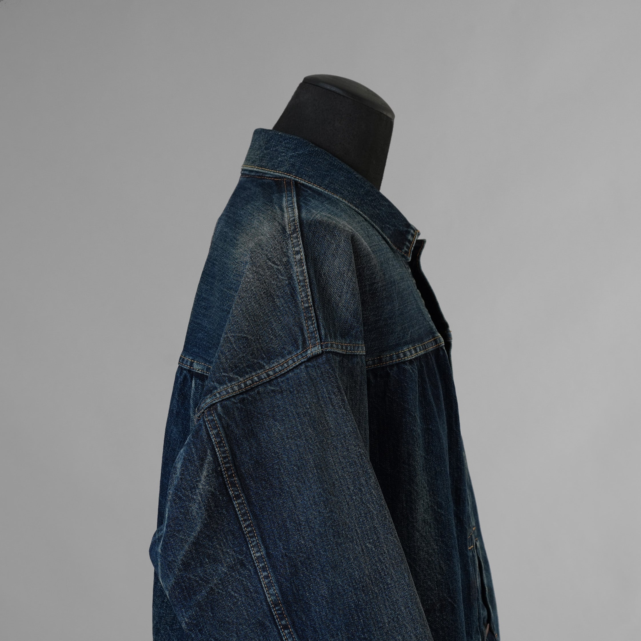 ©SAINT Mxxxxxx BerBerJin セントマイケル ベルベルジン / 美品 24SS ベルベルジン コラボ デニムジャケット FIRST DENIM JACKET アウター / SM-YS8-0000-C72 / size L (INDIGO) 352057-in-ue