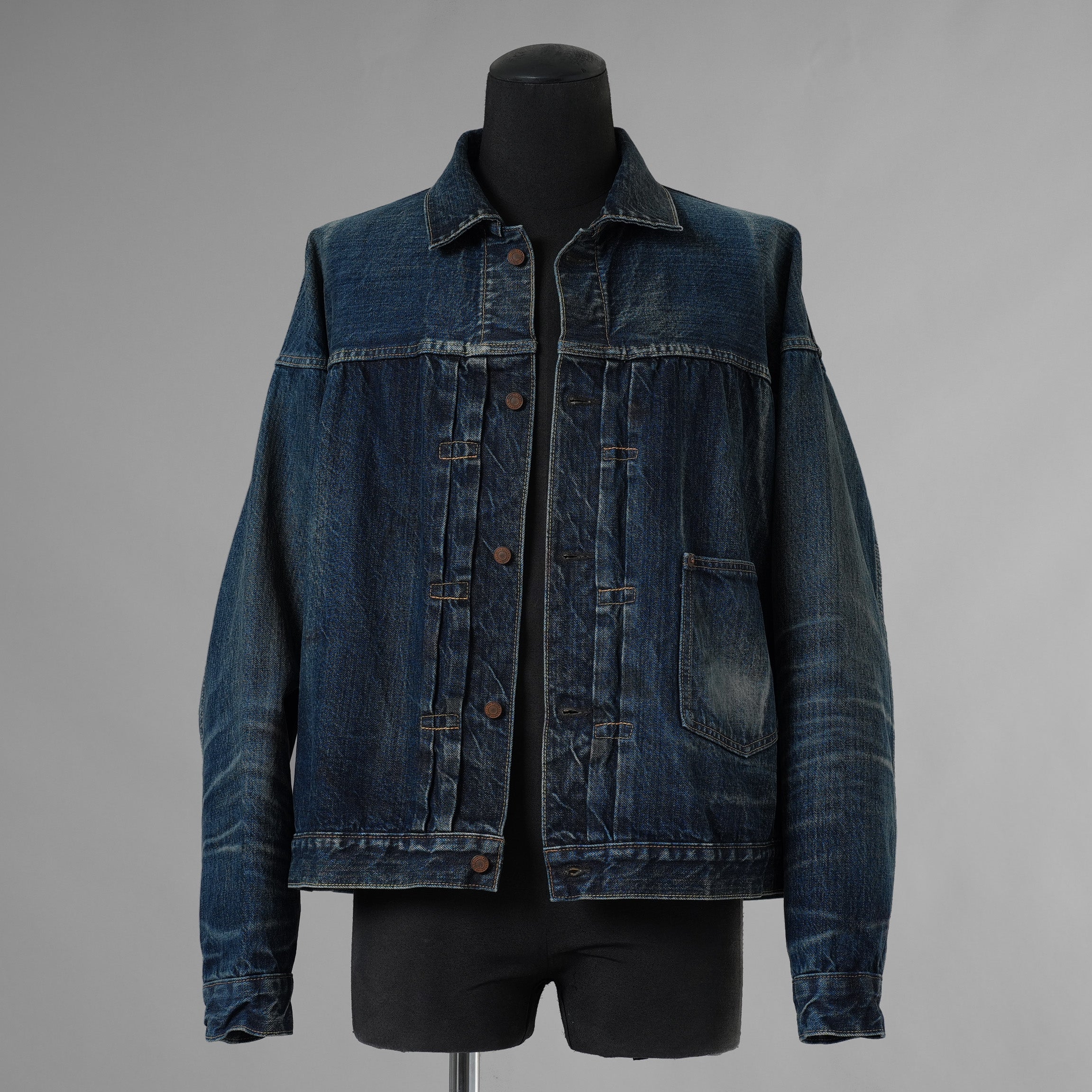 ©SAINT Mxxxxxx BerBerJin セントマイケル ベルベルジン / 美品 24SS ベルベルジン コラボ デニムジャケット FIRST DENIM JACKET アウター / SM-YS8-0000-C72 / size L (INDIGO) 352057-in-ue