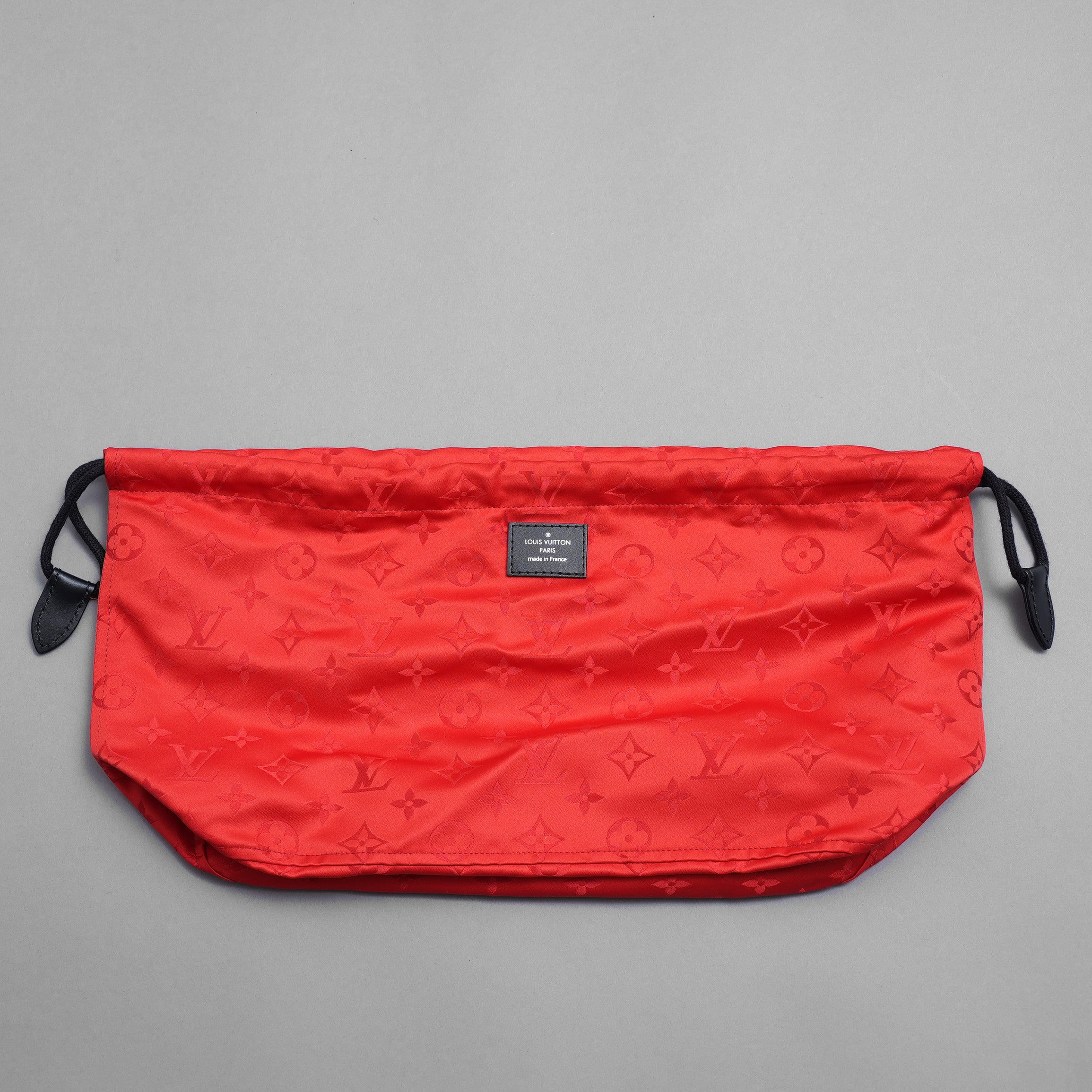 LOUIS VUITTON ルイヴィトン / 美品 22SS アルマ PM レザー / モノグラムレース ハンドバッグ バッグ / パドロック クロシェット / M20355 / BLACK × RED /レディース