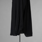 bajra バジュラ / 美品 ソフトローン・マオカラー比翼プルオーバー 長袖シャツ / 156UB03 / size 3 (BLACK) 352055-in-ue