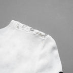 VALENTINO ヴァレンティノ / 21SS レースパネル ストライプ セーター  / WB3KC24I6HR_0AN / size M (WHITE×BLACK) レディース