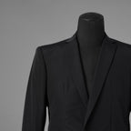 新品 JULIUS ユリウス / 26SS Tailored Jacket NYLON/COTTON GROSGRAIN テーラードジャケット / 937JAM1 / size 2 (BLACK) 123012-alm