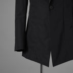 新品 JULIUS ユリウス / 26SS Tailored Jacket NYLON/COTTON GROSGRAIN テーラードジャケット / 937JAM1 / size 2 (BLACK) 123012-alm