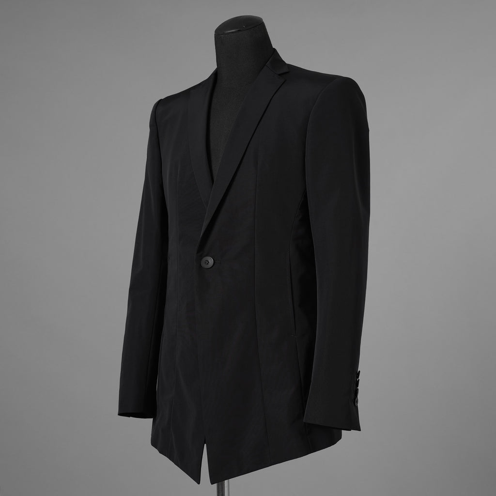 新品 JULIUS ユリウス / 26SS Tailored Jacket NYLON/COTTON GROSGRAIN テーラードジャケット / 937JAM1 / size 2 (BLACK) 123012-alm