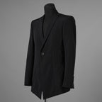 新品 JULIUS ユリウス / 26SS Tailored Jacket NYLON/COTTON GROSGRAIN テーラードジャケット / 937JAM1 / size 2 (BLACK) 123012-alm
