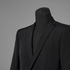 新品 JULIUS ユリウス / 26SS Tailored Jacket NYLON/COTTON GROSGRAIN テーラードジャケット / 937JAM1 / size 2 (BLACK) 123012-alm