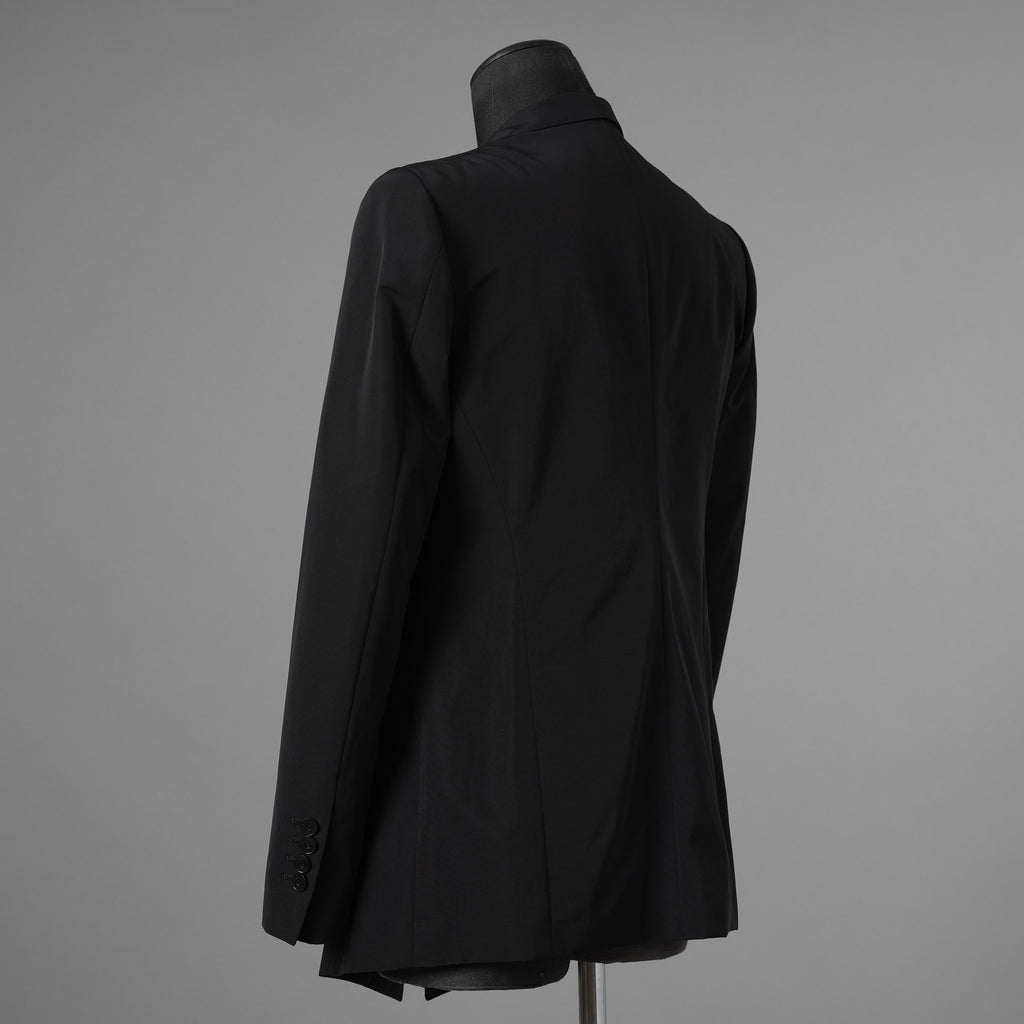 新品 JULIUS ユリウス / 26SS Tailored Jacket NYLON/COTTON GROSGRAIN テーラードジャケット / 937JAM1 / size 2 (BLACK) 123012-alm