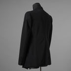 新品 JULIUS ユリウス / 26SS Tailored Jacket NYLON/COTTON GROSGRAIN テーラードジャケット / 937JAM1 / size 2 (BLACK) 123012-alm